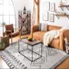 SAFAVIEH Area Rug 8x10 - Tulum Collection - Large - Black & Ivory, Moroccan Boho Tribal Design, Non-Shedding & Easy to Clean, Ideal for Living Room, Bedroom, Dining Space (TUL646Z) view 4