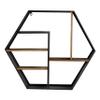 Deco 79 Wood 5 Shelves Wall Shelf, 30" x 7" x 26", Black view 1