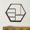 Deco 79 Wood 5 Shelves Wall Shelf, 30" x 7" x 26", Black view 2