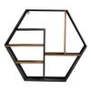 Deco 79 Wood 5 Shelves Wall Shelf, 30" x 7" x 26", Black view 4