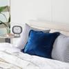 Deco 79 Pillow Decorative Pillow Decorative, 20" L x 20" W x 7" H, Blue view 2