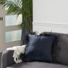 Deco 79 Pillow Decorative Pillow Decorative, 23" L x 23" W x 6" H, Black view 2
