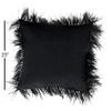 Deco 79 Pillow Decorative Pillow Decorative, 23" L x 23" W x 6" H, Black view 3