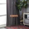 Deco 79 Metal Display Easel Large Adjustable Floor Standing Easel with Chain Support and Wood Tray, Display Stand 16' x 18' x 52', Black view 2