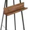 Deco 79 Metal Display Easel Large Adjustable Floor Standing Easel with Chain Support and Wood Tray, Display Stand 16' x 18' x 52', Black view 4