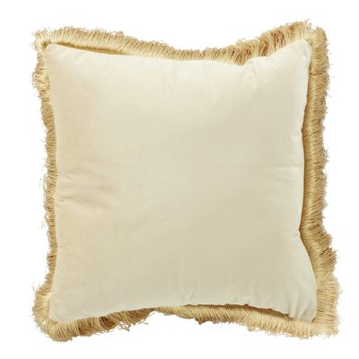 Deco 79 Pillow Decorative Pillow Decorative, 20" L x 20" W x 7" H, Beige