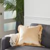 Deco 79 Pillow Decorative Pillow Decorative, 20" L x 20" W x 7" H, Beige view 2
