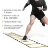 Agility Ladder Multifunction Speed Agility Training, Training Ladder Set, Indoor Outdoor Fixed Rungs Agility Ladder, for Football Basketball Sports Training (Size:2.5M) view 3