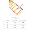 Agility Ladder Agility Speed Ladder,Football Flexibility Training Jumping Ladder,Fitness Training Set,for Rugby, Boxing, Lacrosse,Tennis(Size:5M) view 2