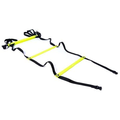 Agility Ladder Fixed Agility Ladder, Speed and Agility Training Set, Fitness Jumping Ladder Footwork Sport Equipment,for Boxing, Football, Lacrosse, Ice Hockey(Size:4M)