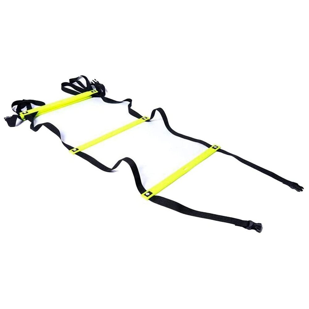 Agility Ladder Fixed Agility Ladder, Speed and Agility Training Set, Fitness Jumping Ladder Footwork Sport Equipment,for Boxing, Football, Lacrosse, Ice Hockey(Size:4M)