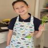 Tovla Jr. Kids Baking Gift Set with Storage Case - Cooking Kit for Children - Educational Baking Sets - Real Kid Baking Supplies with Decorating Tools Set with Apron (Dinosaur) view 4