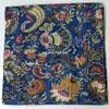 Multicolor Handmade Crown Mukut Print Kantha Quilting Kantha Blanket Bed Cover King Kantha Bedspread Bohemian Bedding Cotton Kantha with 2 Pillow Cover (Blue 1, 108X108inch with 2 Pillow Cover) view 1