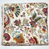 Multicolor Handmade Crown Mukut Print Kantha Quilting Kantha Blanket Bed Cover King Kantha Bedspread Bohemian Bedding Cotton Kantha With 2 pillow Cover (White, 108X108inch With 2 pillow Cover) view 4