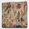 Multicolor Handmade Crown Mukut Print Kantha Quilting Kantha Blanket Bed Cover King Kantha Bedspread Bohemian Bedding Cotton Kantha with 2 Pillow Cover (Beige, 108X108inch with 2 Pillow Cover) view 2