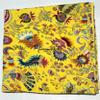 Multicolor Handmade Crown Mukut Print Kantha Quilting Kantha Blanket Bed Cover King Kantha Bedspread Bohemian Bedding Cotton Kantha with 2 Pillow Cover (Yellow, 108X108inch with 2 Pillow Cover) view 1