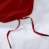 100% Organic Cotton Edge Ruffle Duvet Cover Set with Zipper Closure and Corner Ties, Oversized King Size Burgundy Solid, 600 TC Ultra Soft Luxury 1 Duvet Cover with 4 Pillow Protector (5 PC) view 4