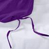 100% Organic Cotton Edge Ruffle Duvet Cover Set with Zipper Closure and Corner Ties, Queen/Full Size Purpal Solid, 600 TC Ultra Soft Luxury 1 Duvet Cover with 4 Pillow Protector (5 PC) view 4