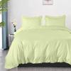 100% Organic Cotton Edge Ruffle Duvet Cover Set with Zipper Closure and Corner Ties, Oversized King Size Ivory Solid, 600 TC Ultra Soft Luxury 1 Duvet Cover with 4 Pillow Protector (5 PC) view 2