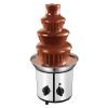 35-Ounce Stainless Steel Chocolate Fondue Fountain, 2-Pound Capacity, Easy to Assemble 4 Tiers, Perfect For Nacho Cheese, BBQ Sauce, Ranch, Liqueurs view 1
