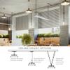 Dimplex DLW Series Electric Patio Heater, Weatherproof, White, 1500W - Premium Radiant Heater for Indoor and Outdoor Use - Slim Profile Outside Heater Perfect for Ceiling and Wall Mount Application view 4