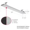 Dimplex DLW Series Electric Patio Heater, Weatherproof, Black, 1500W - Premium Radiant Heater for Indoor and Outdoor Use - Slim Profile Outside Heater Perfect for Ceiling and Wall Mount Application view 2
