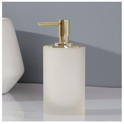 BDPP Resin Soap Dispenser Lotion Dispensers for Kitchen Hotel Bathroom Toilet Soap Pump Shower Gel Shampoo Soap Dispenser (Color : White, Size : 300ml)