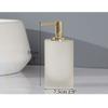 BDPP Resin Soap Dispenser Lotion Dispensers for Kitchen Hotel Bathroom Toilet Soap Pump Shower Gel Shampoo Soap Dispenser (Color : White, Size : 300ml) view 2