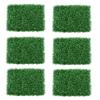 Eeneme Artificial Plant Fence, Simulation Lawn Panels, Artificial Trellis Screening, Faux Boxwood Mats, 40 * 60cm Greenery Wall Backdrop for Home Outdoor Garden Privacy (6pcs) view 1