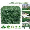 Eeneme Artificial Plant Fence, Simulation Lawn Panels, Artificial Trellis Screening, Faux Boxwood Mats, 40 * 60cm Greenery Wall Backdrop for Home Outdoor Garden Privacy (6pcs) view 4