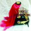 German Leather Pickelhaube Helmet with Red PlumWWI-II Repro Prussian Wearable-DF1 view 2