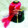 German Leather Pickelhaube Helmet with Red PlumWWI-II Repro Prussian Wearable-DF1 view 4