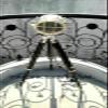 Theater Studio Chrome Floor Lamp with Tripod Marine Nautical Spot Light. view 2
