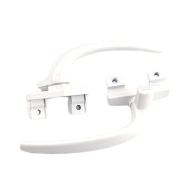 2 Pieces of Window Handles, Casement Windows, Universal in-line Type, Locking Window Handles, Fastener Door and Window Accessories, Replacement Window Cranks (Color : White)