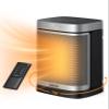 DREO Space Heater, 1500W Portable Electric Heaters for Indoor Use, PTC Ceramic Heater for Office with Remote, Thermostat, 70Oscillation, 12H Timer, 5 Modes, Safe Quiet Room Heater for Bedroom view 1