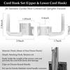 HASMX Cord Handle Hook Set Simple Attaching Hook for Eureka Sanitaire 53574 Upright Vacuum, Vacuum Cord Hook Clip Beige (1-Pack) view 4
