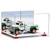 Better Display Cases Acrylic Versatile Display Case Display Case - Medium Square Box with Mirror Case, Red Risers and White Base 15.25" x 12" x 9" (V13/A082) view 1