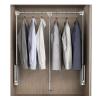 Drop-Down Wardrobe Hanging Rail, Adjustable Wall-Mounted Wardrobe Slide Rail Soft Reset, Adjustable Wardrobe Pull Rod Wardrobe Lifter Storage Rack, Load-Bearing 35kg (Size : 660-890mm) view 1