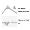 Drop-Down Wardrobe Hanging Rail, Adjustable Wall-Mounted Wardrobe Slide Rail Soft Reset, Adjustable Wardrobe Pull Rod Wardrobe Lifter Storage Rack, Load-Bearing 35kg (Size : 660-890mm) view 4