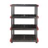 CX Craftsman 4-Tier Highly Durable Storage Rack, 4 Shleves That Support up to 200lbs/shelf, Organization and Storage, Weather-Resistant Design, Easy Assembly, American Made (55H x 40W x 24D) view 4