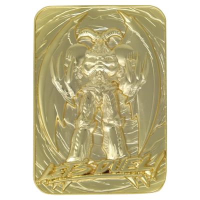 Fanattik Yu-Gi-Oh! Limited Edition 24K Gold Plated Collectible - Summoned Skull