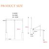 LYLFF Pull-Down Wardrobe Slide Rail Hanger Adjustable Soft Reset, Wardrobe Coat Rack, Save Space, Load 30kg (Size : 890-1210mm) view 2