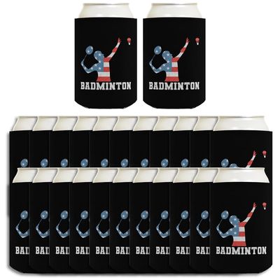 American Pride Summer Games Gifts USA Sports Badminton 24-Pack Can Drink Thermocoolers Party Pack