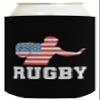 American Pride Summer Games Gifts USA Sports Rugby 2-Pack Can Drink Thermocoolers view 4