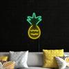 Northlight Pineapple LED Neon Style Wall Sign, 16", Yellow and Green view 3