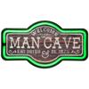 17" Green LED Lighted Man Cave Neon Style Wall Sign view 1