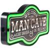 17" Green LED Lighted Man Cave Neon Style Wall Sign view 4