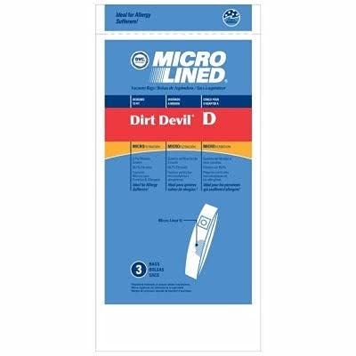ESSCO 142276 Dirt Devil D Vacuum Cleaner Paper Bags - Pack of 3