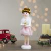 Northlight 14" Pink Wooden Christmas Nutcracker Ballerina view 2