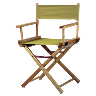 18" Director's Chair Natural Frame-Olive Canvas